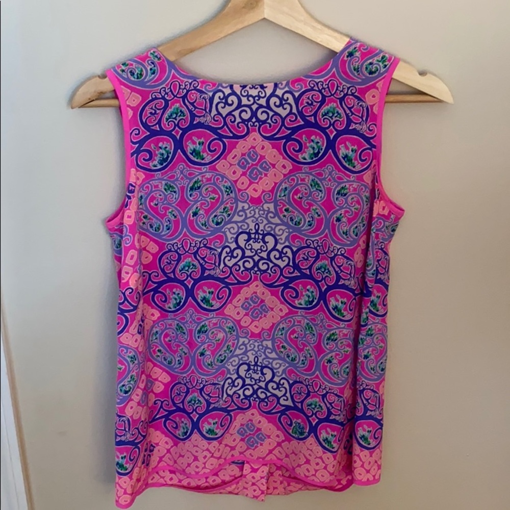 Lilly Pulitzer Silk Iona Shell Behind the Gates XS